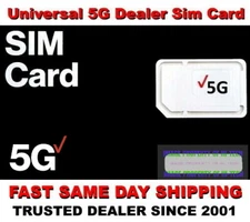 Verizon 5G SIM card ✅ GET 50% OFF 1ST MONTH !⭐ ⭐⭐⭐⭐ 5 star trusted Seller