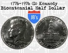 1776-1976 (D) Bicentennial Kennedy Half Dollar (BUDGET 2nds) UNCIRCULATED *JB's*
