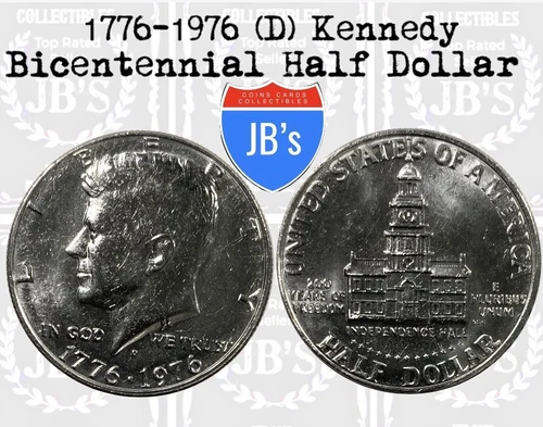 1776-1976 (D) Bicentennial Kennedy Half Dollar (BUDGET 2nds) UNCIRCULATED *JB's*
