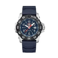 Luminox Navy SEAL RSC Steel Blue Dial Rubber Date Divers Mens Watch XS.3253.CB