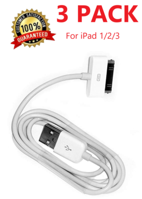 30 Pin Ipad Charging Cable 3Pack 30 Pin USB Charging Data/Sync