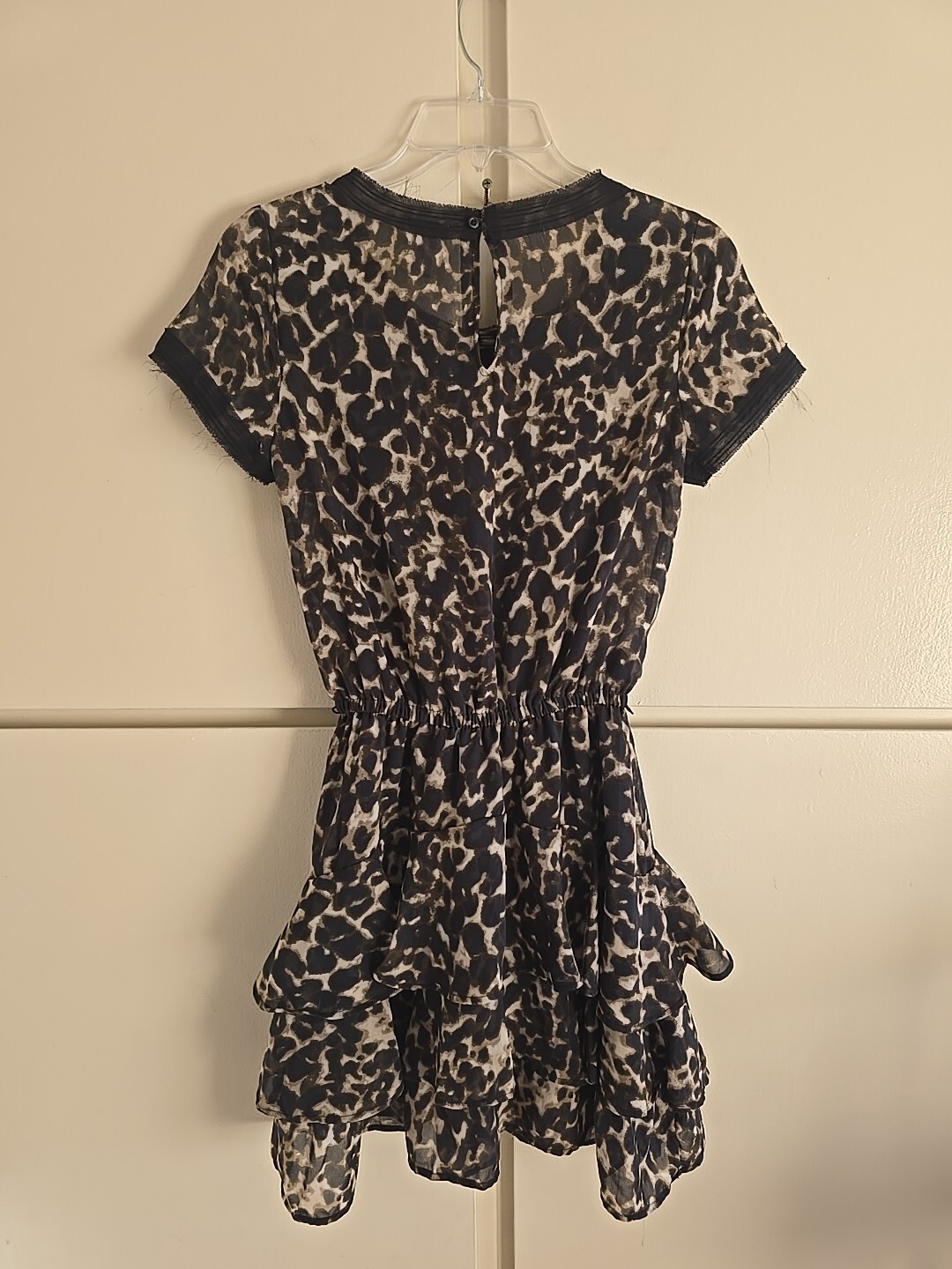 Converse One Star Leopard Print Brn, Blk, Olive Y2K  Dress Sz XS, NWOT image 4