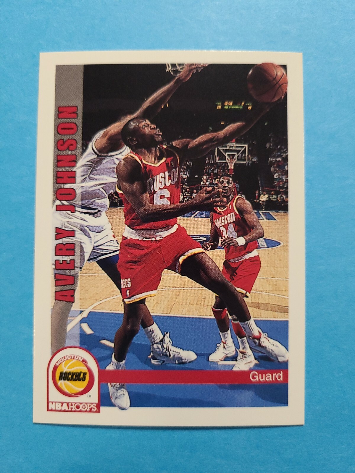 AVERY JOHNSON 1992-93 NBA HOOPS BASKETBALL CARD # 82 E9164