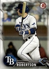 2016 Bowman Prospects #BP96 Daniel Robertson Tampa Bay Rays