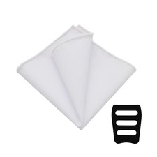 Cotton Handkerchiefs for Men, Mens Handkerchiefs Men's Pocket Square with White