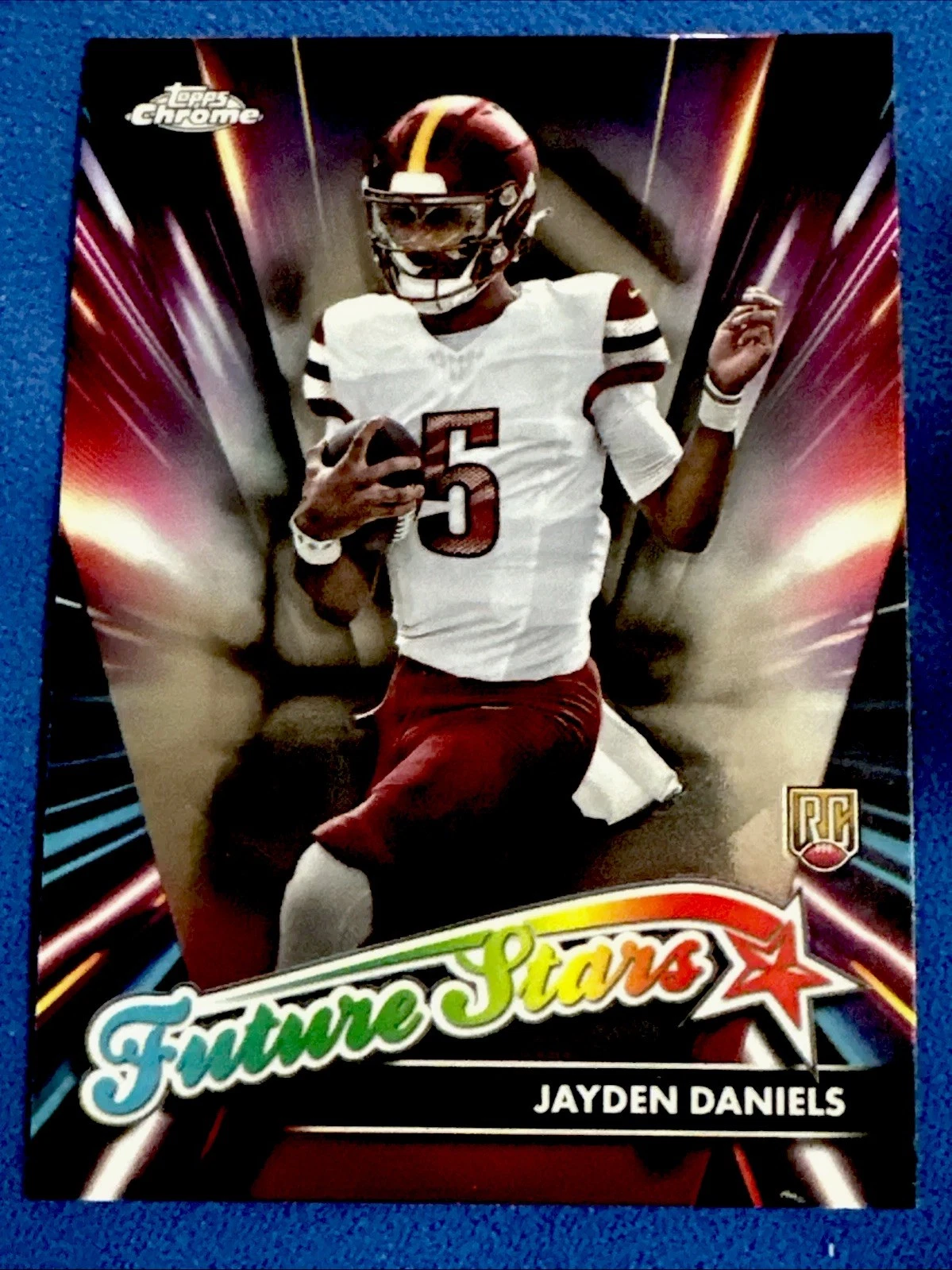Jayden Daniels Topps Chrome Future Stars #FS2 Red Refractor