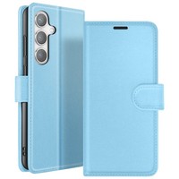 Zanaé, Portemonnaie Etui Galaxy S24 Plus StäNder Magnetverschluss, Hellblau
