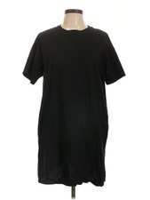 Uniqlo Women Black Casual Dress L