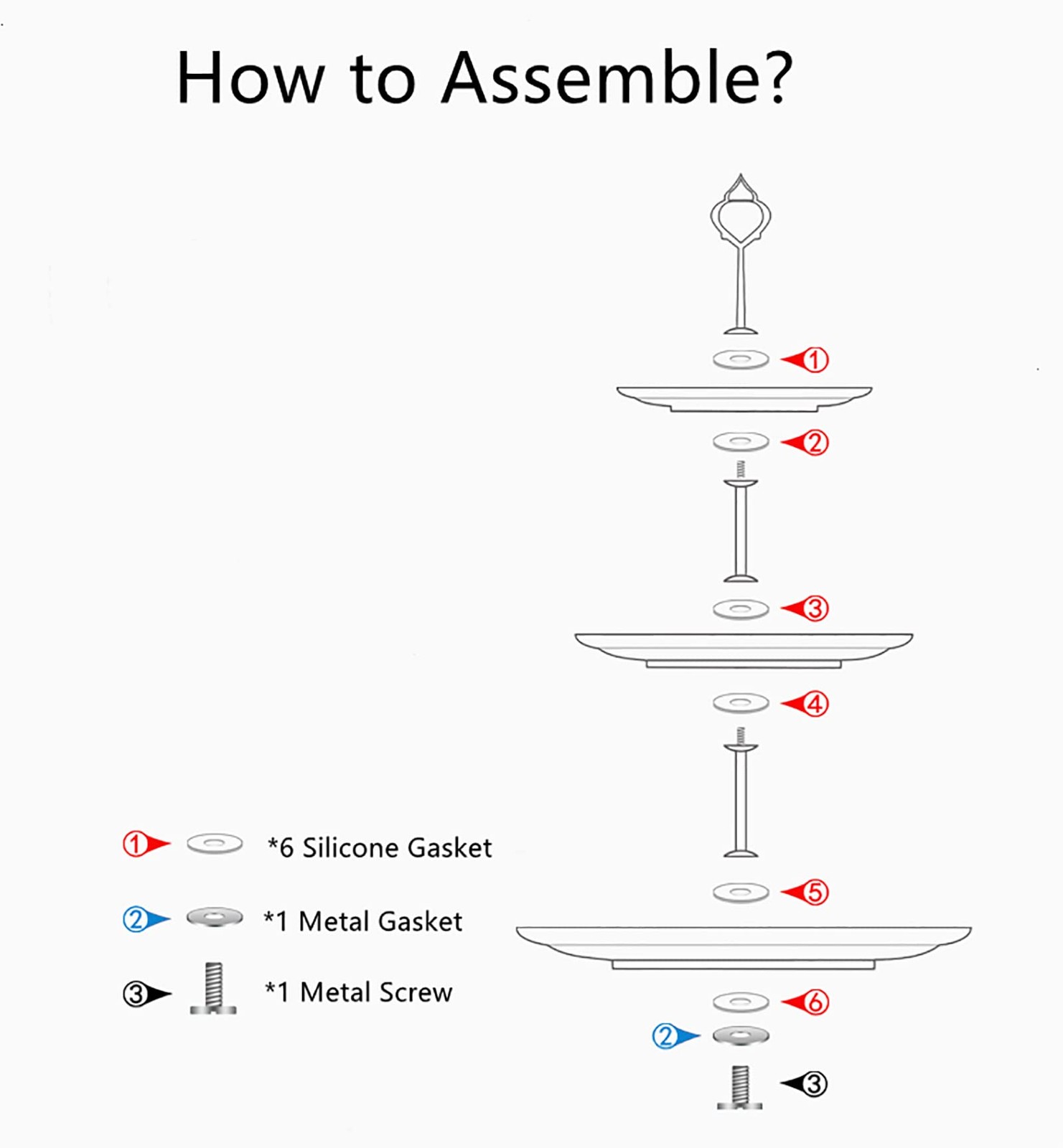 Frcctre 2 Cupcake Stands 3+2 Tier Dessert Tower Tray Set for Party Wedding