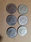 Kennedy Coins Half Dollar Coins 6 Coins Readable Dates