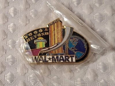 Walmart 2000 & Beyond Y2K Futuristic Space Future Associate Employee Metal Pin