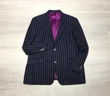 Men Canali Blazer Multicolor Silk Wool 38 / M / 46