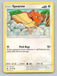 Spearow 97/149 Sun & Moon Base Set Common
