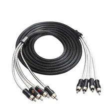 RECOIL PCI49 Premium 99.99% OFC 9ft 4Channel RCA Audio Interconnects Cable