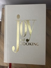 Joy of Cooking 1975 Edition - Rare White & Gold - Original Red Ribbons Intact