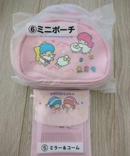 Sanrio Little Twin Stars ichibankuji pouch specchio pettine