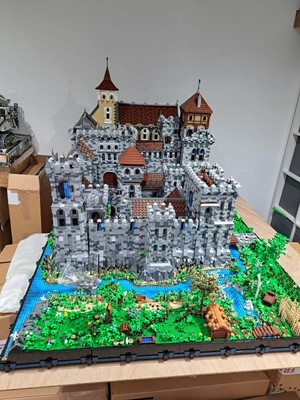 Homemade Lego Builds Lego Custom Modular Building Huge