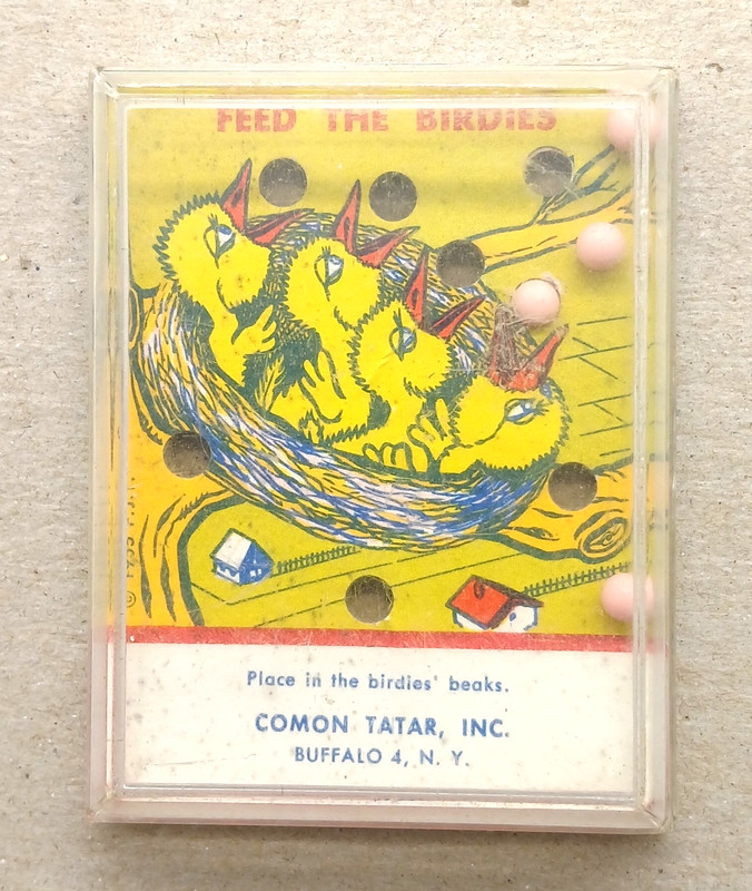 VINTAGE 1955 'FEED THE BIRDIES' GAME COMON TATAR BUFFALO NY