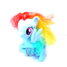 My Little Pony Singing Rainbow Dash Karaoke Microphone 8" tall x 5 " wide