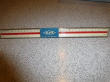 Alvin No. 240P Architect Scale in original hard plastic case mach. engraved A23