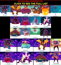 GIGANTAMAX Options of Charged Move and Max Moves to be unlocked READ DESCRIPTION