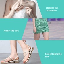 36Pcs Clear Double Sided Tape For Dress Body Skin Anti-Exposure Adhesive Stic-N8