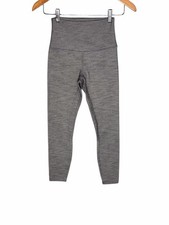 Lululemon Women's Align Pant II 25" Mini Heathered Herringbone Heathered Gray 4