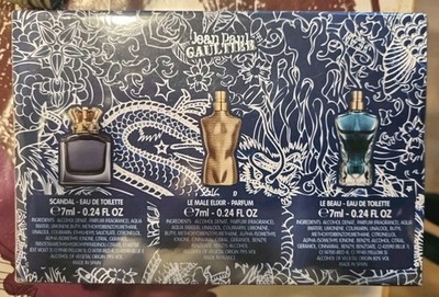 Jean Paul Gaultier Miniatur-Set Eau de Parfum Scandal Le Male Elixier Le Beau