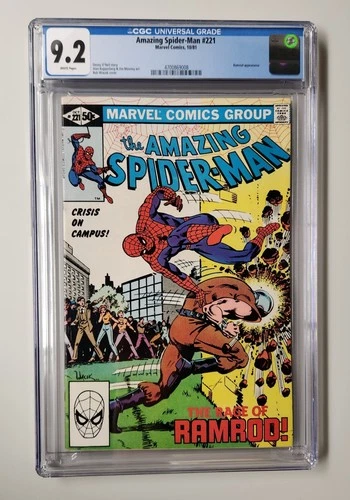 AMAZING SPIDER-MAN #221 CGC 9.2 New Slab