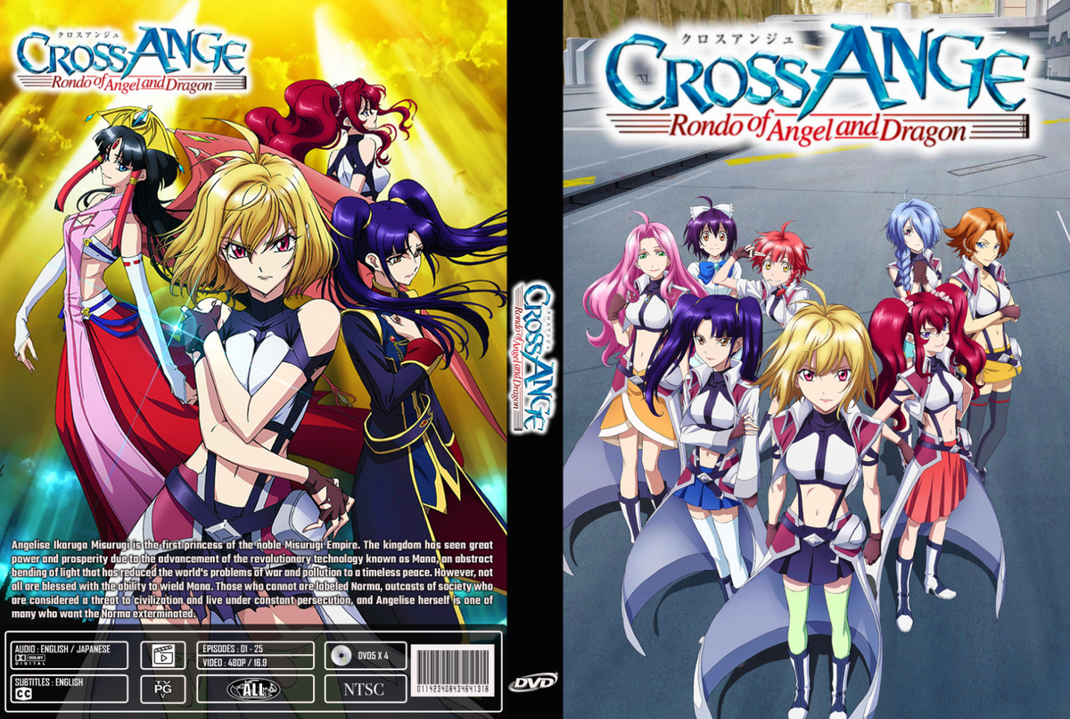 Cross Ange Rondo of Angel and Dragon Complete Series Ep 1-25 dual