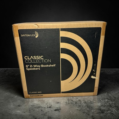 #ad #ad Dayton Audio Classic Collection B65 6quot; 2 Way Bookshelf Speakers 1 Pair Black $86.00
