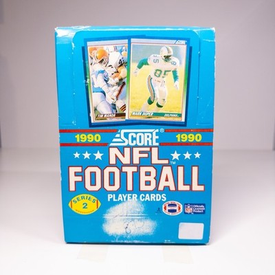 1990 Score NFL Football Player Cards Series 2 Complete Box W/36 Sealed Packs