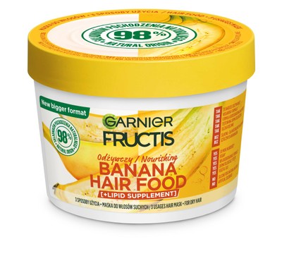 3600542513029 Garnier Fructis Banana Hair Food odżywcza maska do włosów suchych 