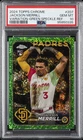 2024 TOPPS CHROME VAR-GREEN SPECKLE REFRACTOR #207 JACKSON MERRILL 68/99 PSA 10
