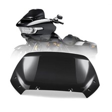 11.5" Wave Windshield Windscreen Wind Splitter Compatible for Harley CVO Black