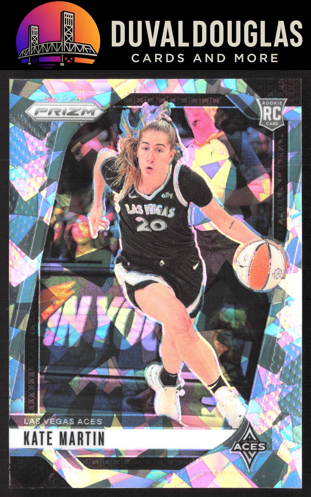 2024 Panini Prizm WNBA #126 Kate Martin Ice Prizms