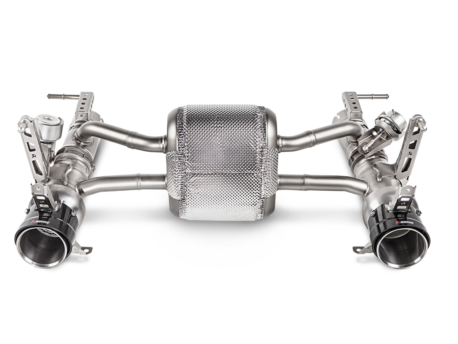 Akrapovic MTP-FE488H for 16-17 Ferrari 488 GTB/488 Spyder Slip-On Line Titanium