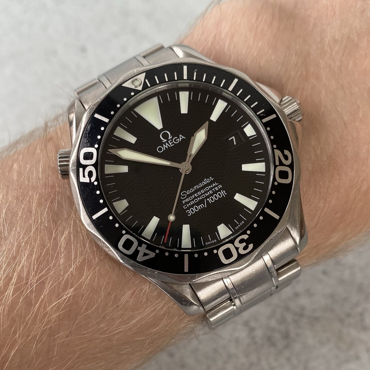OMEGA Seamaster Men's Black Watch for sale online