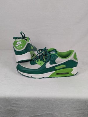 Nike Air Max 90 St. Patrick's Day White Pine Green DD8555-300 Men s 12 Patty s