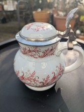 Royal Tettau Bierkrug Alt-Tettau ANNO 1800 mit Zinndeckel 0.5