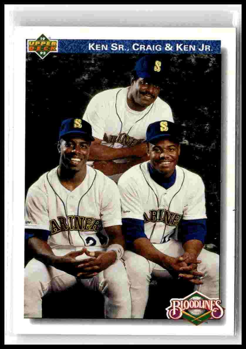 1992 Upper Deck #85 Ken Sr., Craig & Ken Griffey Jr