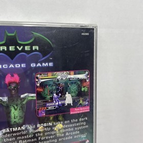 Batman Forever: The Arcade Game (Sega Saturn, 1996) CIB W/ Manual & REG CARD