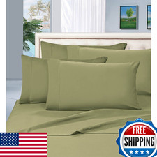 Elegant Comfort 1500 Premier Hotel Quality 4-Piece Bed Sheet Sets, Deep Pockets
