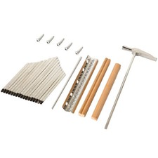 Kalimba Keys Bridges With Keys 1 Set 17 Keys Accessories DIY Kalimba Metal Rod