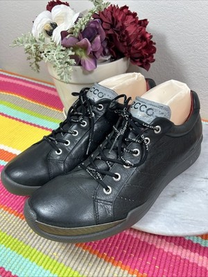 Ecco Biom Black Yak Leather Natural Motion Comfort Sneaker Golf Shoes Men s 10 M