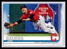 2019 Topps Update #US256 Jake Bauers Base Rookie Card RC Cleveland Indians. rookie card picture