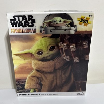 Star Wars Grogu The Mandalorian Prime 3D Puzzle 500 Piece 24 x18  New Sealed Box