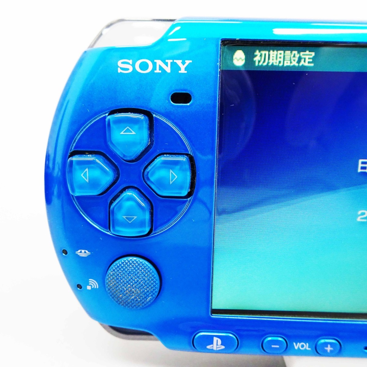 SONY PSP Playstation Portable Console Vibrant Blue PSP-3000 VB