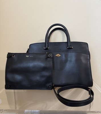 Metier London Private Eye Bag Elvis Black Leather