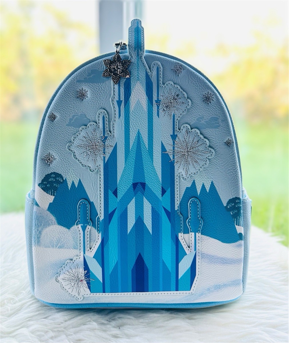 Frozen Elsa Ice Castle Loungefly Mini Backpack EXCLUSIVE DROP: Loungefly Disney Frozen Classic Elsa Ice  main image 3
